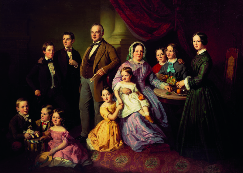 Die Celler Kaufmannsfamilie Jacobs, August Wilhelm Dankworth (1852)