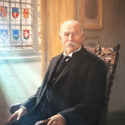 Portrait Wilhelm Bomann bearbeitet